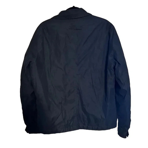 Dockers Men's Utility Jacket Navy Blue Size L Mid-Length Casual Zip-Up - Picture 3 of 15